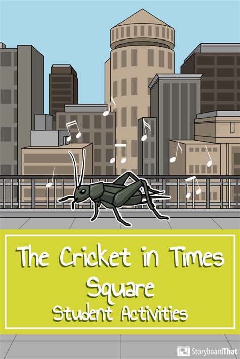 Fun Classroom Activities for The Cricket in Times Square