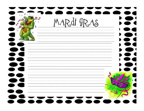 Writing Border Paper - ClipArt Best