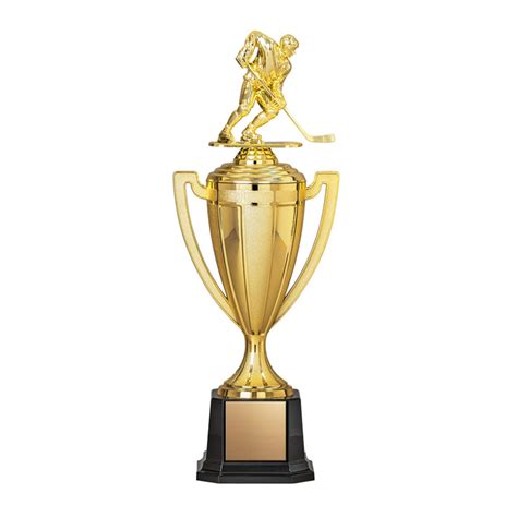 Plastic Prestige Gold Cup on Square Black Base, 12" » Ultimate Awards ...