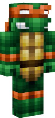 Michelangelo Orange Mutant Ninja Turtle Minecraft Skin | My XXX Hot Girl