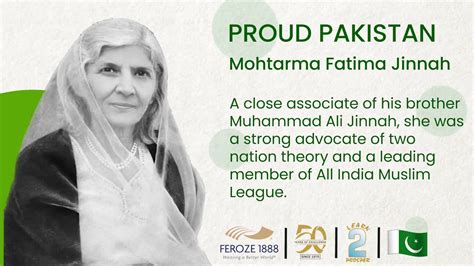 Proud Pakistan: Mohtarma Fatima Jinnah - YouTube