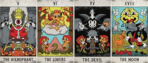 Mystical Medleys: A Vintage Cartoon Tarot - Liminal 11