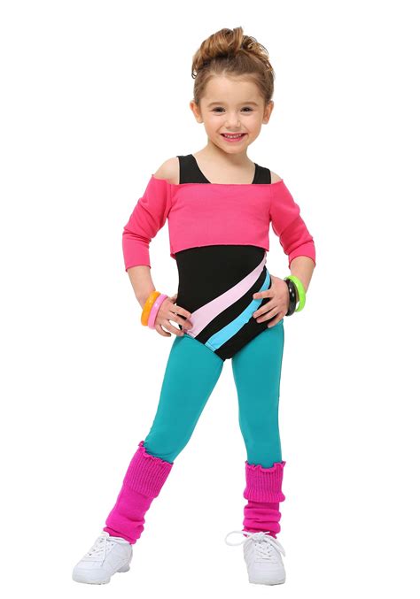 Toddler 80's Workout Girl Costume