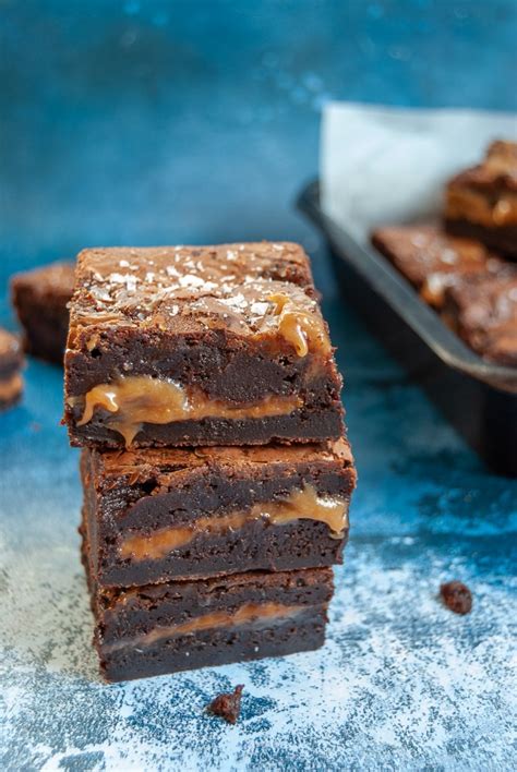 Salted Caramel Brownies - Something Sweet Something Savoury