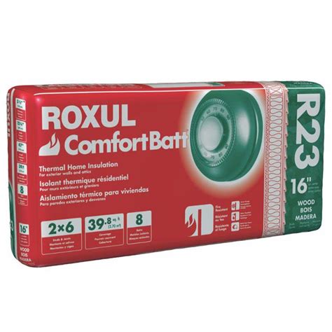 Roxul ComfortBatt 5-1/2 in. x 15-1/4 in. x 47 in. R-23 Fire Resistant Stone Wool Insulation (8 ...