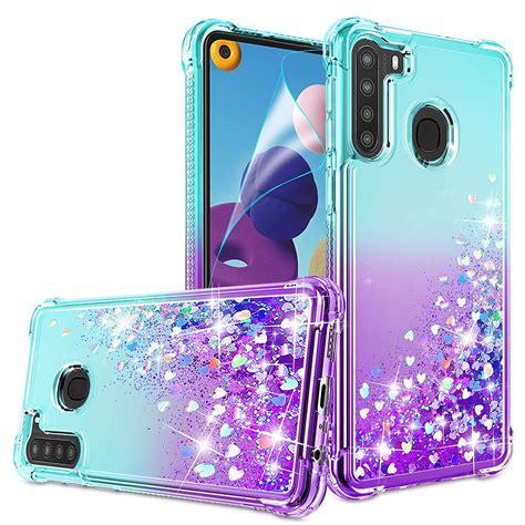 New Galaxy A21 Case, Samsung A21 Phone Case With Hd Screen Protector For G… | Slim phone case ...