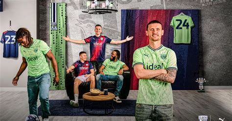 West Brom release 2023/24 away kits ahead of the Championship season ...