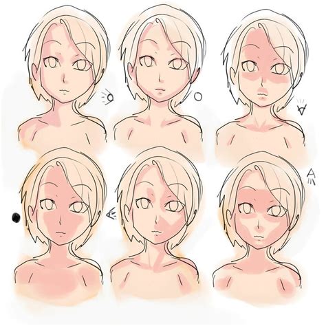 Face Shading | Anime tutorial, Drawing reference, Shading faces