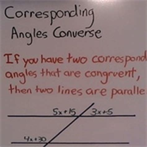 Corresponding Angles Converse Tutorials, Quizzes, and Help | Sophia ...