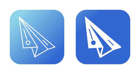 Paper Plane Vector Icon 22022624 Vector Art at Vecteezy