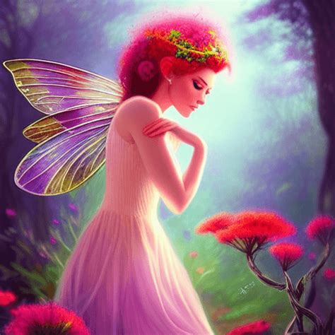 Beautiful Fairy Forest Concept Art · Creative Fabrica