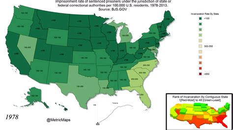 This map shows which states led the way on America's drive toward mass incarceration - Vox ...