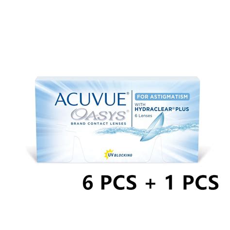 Acuvue Oasys Toric for ASTIGMATISM Silicone Hydrogel Clear Contact ...