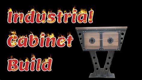 Industrial Cabinet Build - YouTube