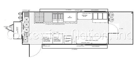 Food Concession Trailer Floor Plan