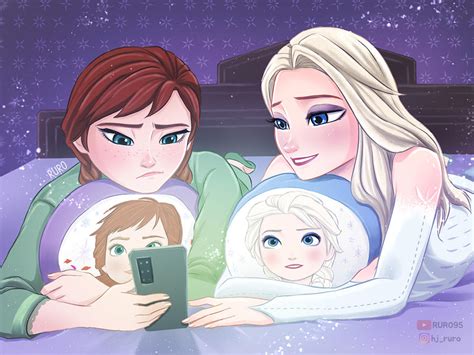 Anna and Elsa, Fan art by RURO95 on DeviantArt