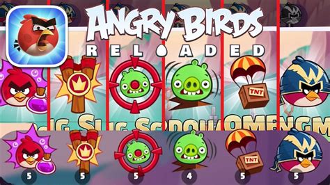 Angry Birds Reloaded - ALL POWER UPS Gameplay - YouTube