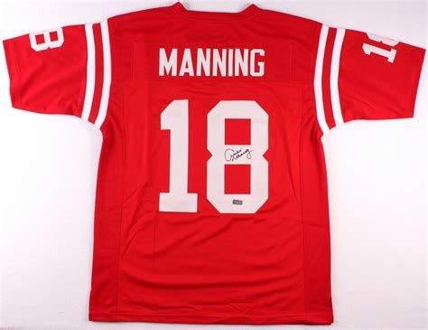 Archie Manning Signed Ole Miss Throwback Jersey (Radtke COA) | Pristine ...