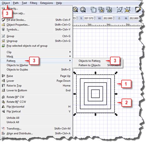 Inkscape: Patterns