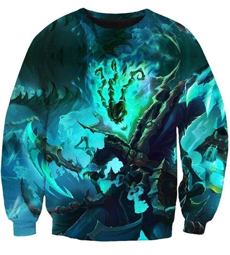 League Of Legend Thresh Hoodies - Pullover Black Hoodie - Anime Hoodie Shop