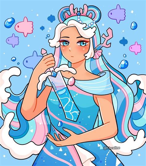 𝑭𝒂𝒍𝒊𝒏𝒆 𝑺𝒂𝒏 ☾ on Instagram: “Sea Fairy Cookie from #cookierun fanart ...