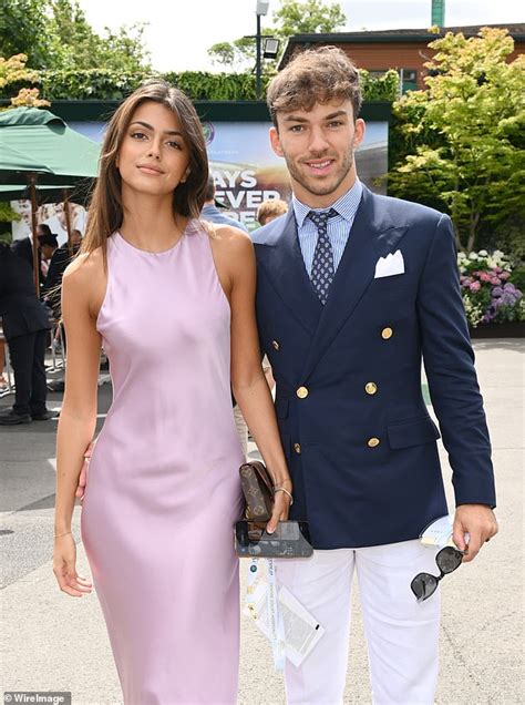 Formula One star Pierre Gasly joins his model girlfriend Francisca ...