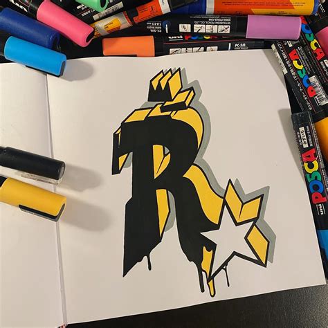 "The Rockstar Games" Logo - Graffiti style : r/blackbookgraffiti