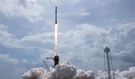 Historic Test Flight of SpaceX Crew Dragon Launches NASA Astronauts