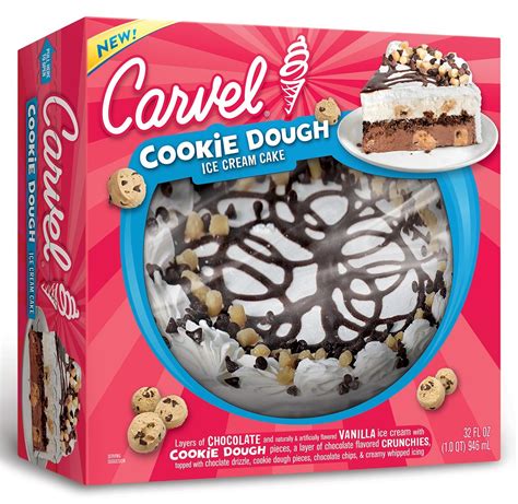 Carvel's New Ice Cream Cake Is Packed with Cookie Dough Deliciousness
