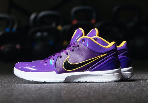 Undefeated Nike Kobe 4 Protro Lakers Kyle Kuzma CQ3869-500 | SneakerNews.com