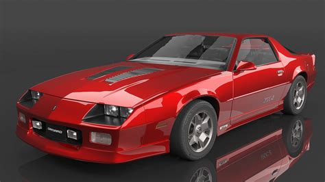 1990 Chevrolet Camaro IROC-Z 3D Model by msasdt