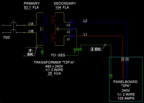 480v To 120v Control Transformer Wiring Diagram