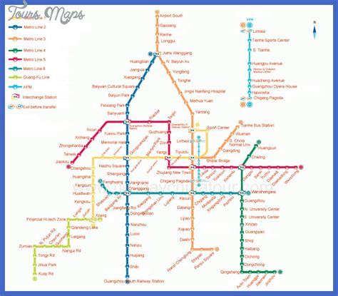 China Subway Map - ToursMaps.com