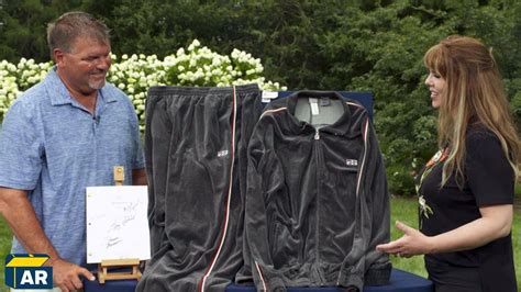 2004 Tony Soprano Tracksuit & Cast-signed Script | Wadsworth Mansion, Hr 2 | ANTIQUES ROADSHOW ...