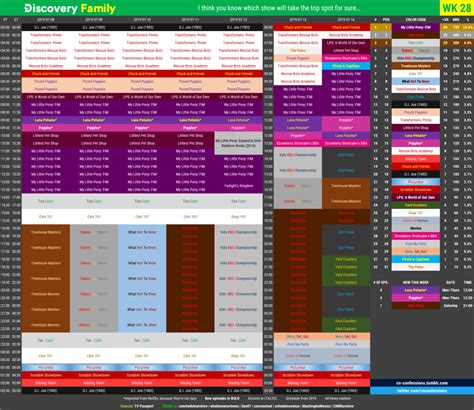 July 11, 2019 | Discovery Family Schedule Archives Wiki | Fandom