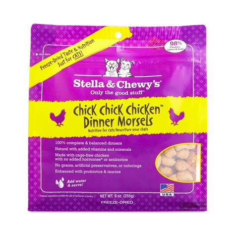 Stella & Chewy's Chick Chick Chicken Dinner Morsels Dry Cat Food ...