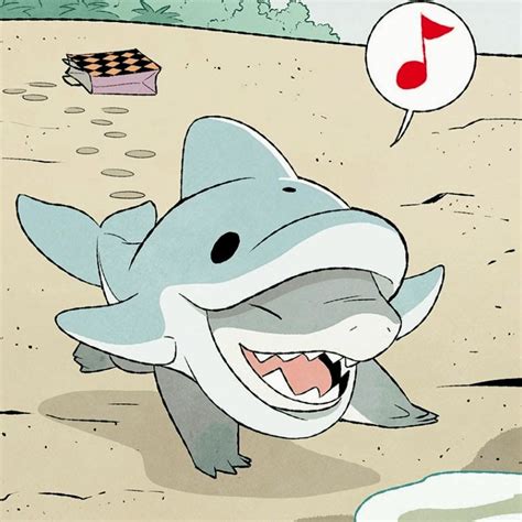 jeff the land shark | Shark illustration, Shark drawing, Shark art