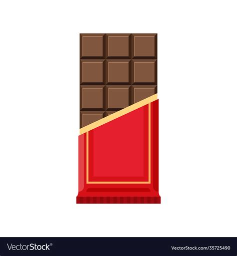 Chocolate bar Royalty Free Vector Image - VectorStock