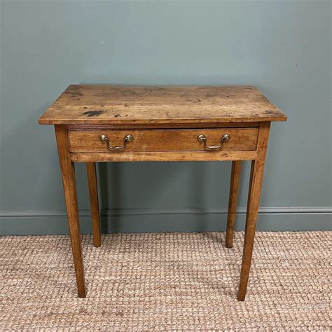 Country House Antique Fruitwood Side Table - Antiques World