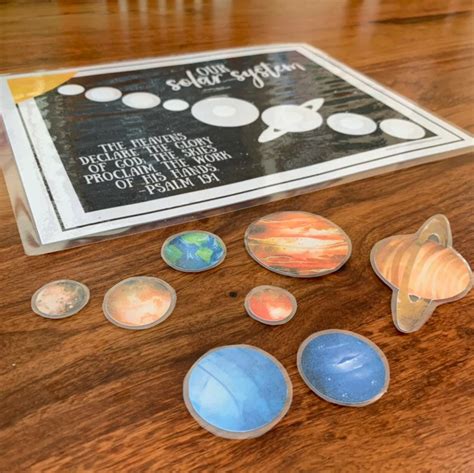 Solar System Printable Memory Game Planets Activity Learning | Etsy ...