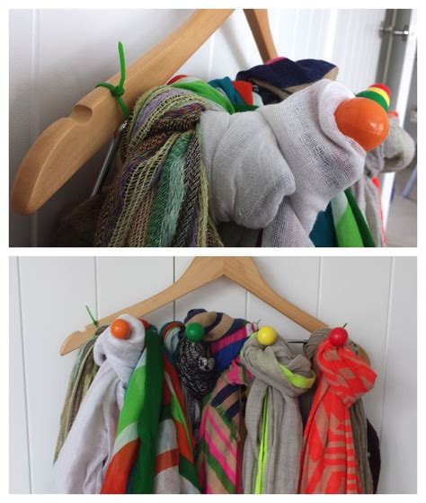 DIY | Scarf Organizer aka the MOST boring blog post ever - | Diy scarf organizer, Scarf ...