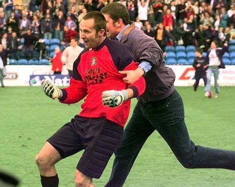 Jimmy Glass. On loan as a goalkeeper from Swindon, he scored the last ...