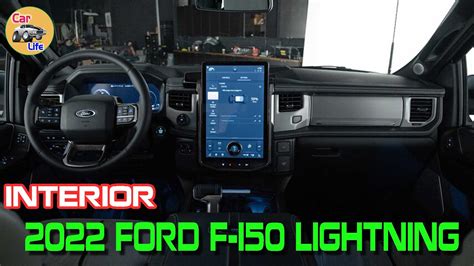 2022 FORD F-150 Lightning: INTERIOR! - YouTube