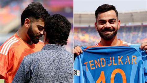 'You Make Us Proud': Sachin Tendulkar Gifts His Signed Jersey to Virat ...