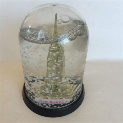 New York City Snow Globe Empire State Building by TizaVintage