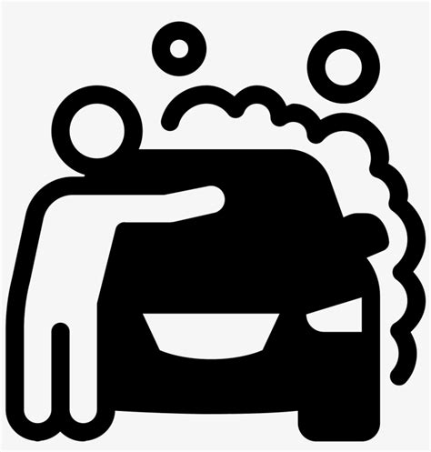 Car Cleaning Filled Icon - Car Wash Icon Png White