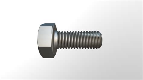 DIN 933 - 1987-1 - 3D model by fastfastener [26e27d4] - Sketchfab