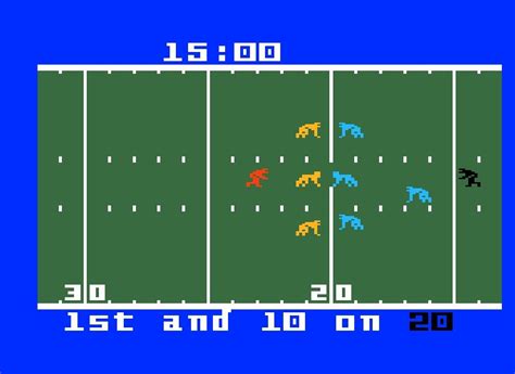 Football video game of the 80s! AWESOME GRAPHICS | Football video games ...