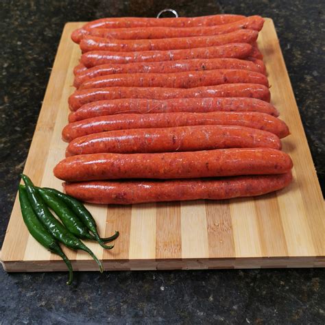 Lamb Sausage Spicy - Longcroft Super Meats