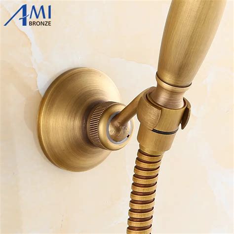 Aliexpress.com : Buy Amibronze Retro Antique Brass Bathroom Hand Held ...